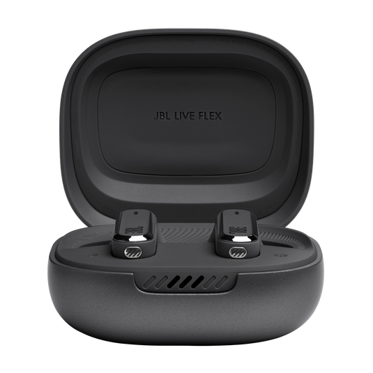 JBL Live Flex - Black - True wireless Noise Cancelling earbuds - Detailshot 1 image number null